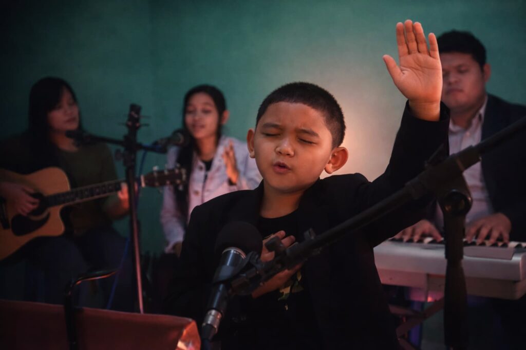 Spiritual transformation through Jesus Christ depicted in a cinematic visual at Padriadi Ministry